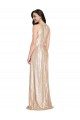 Buy High Neck Long Sequin Gold Sleeveless Formal Evening Dress UK