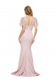 Buy Sweetheart Long Stretch Crepe & Tulle Mauve Short Sleeves Formal Evening Dress UK